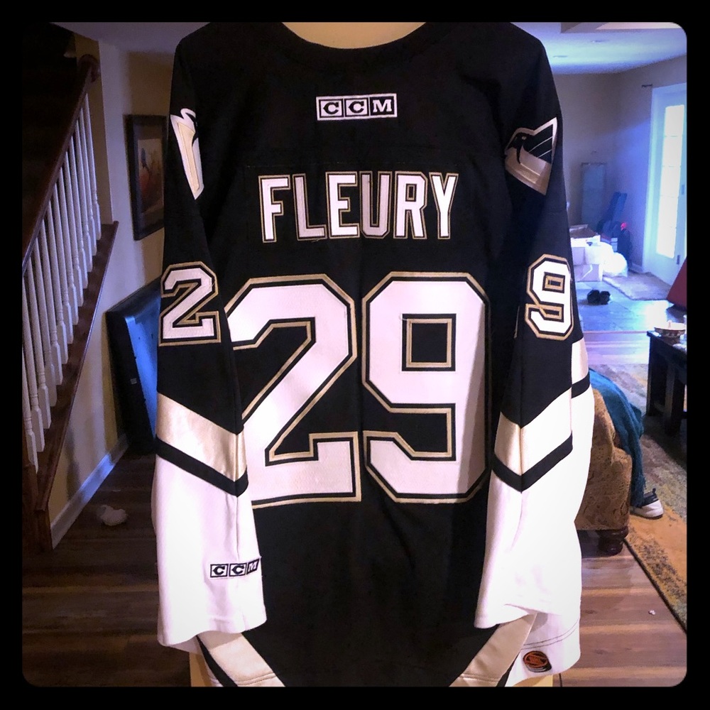 Marc Andre Fleury NHL Penguins CCM Hockey Jersey